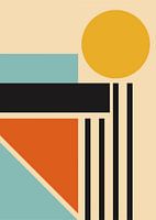 Bauhaus Sunset Retro