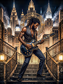 Solo de guitare à New York : c'est son propre rythme qui compte