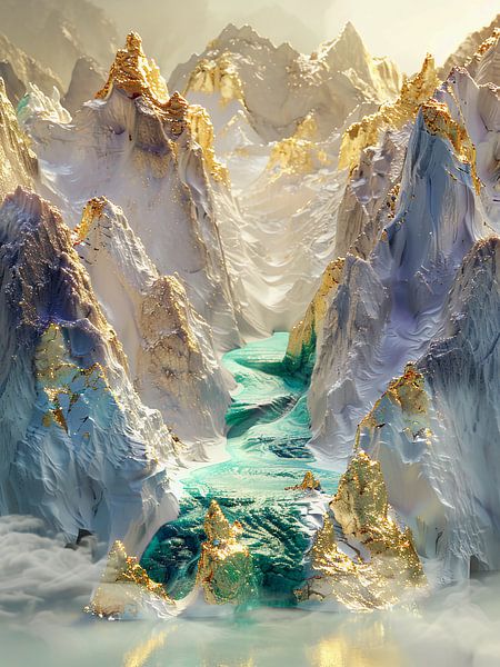 Crystal mountains by haroulita