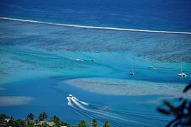 Boote auf der Lagune von Frank's Awesome Travels