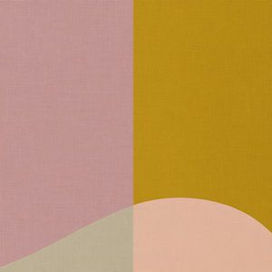 Moderne Abstraktion in einer sanften Farbpalette