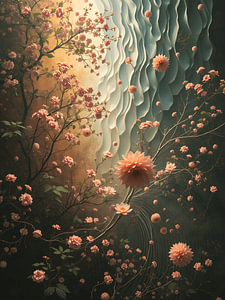 Eine surrealistische Landschaft