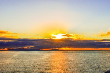 Zonsondergang over de Middellandse Zee van Matthias Spartz