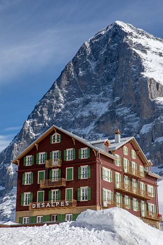 Hotel voor de noordwand van de Eiger