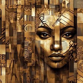 Goldenes Mosaik von Bianca ter Riet