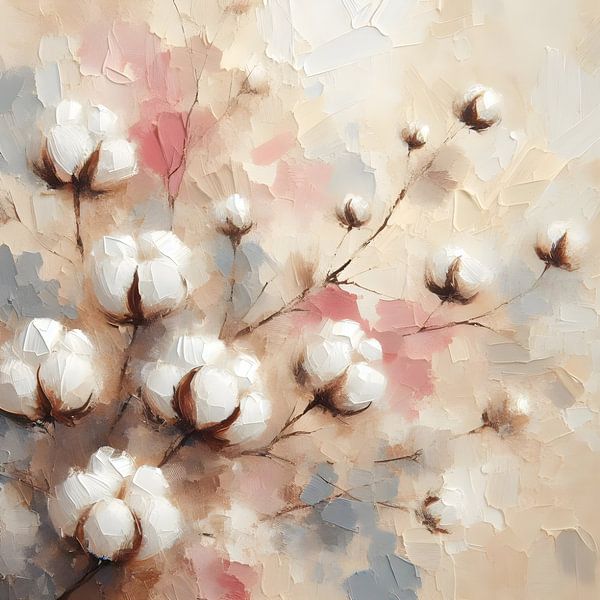 Cotton plants by FoXo Art