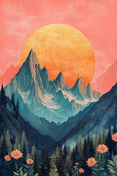 Sonnenaufgang über den Blue Mountains von Studio BB