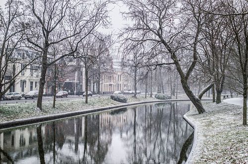 Het sneeuwt in Utrecht