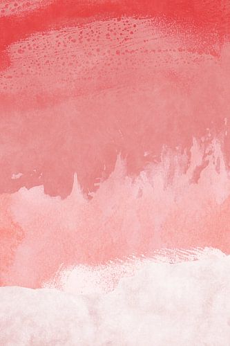 Minimale Landschaft Rosa 02