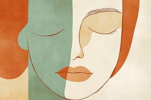 Frauenporträt in Earth Balance