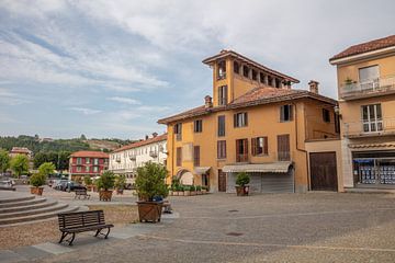 Traditioneel huis in La Morra, Piemont, Italie