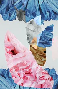Collage d'art contemporain sur Carla Van Iersel
