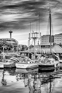 Lake Union in Seattle | Monochrom