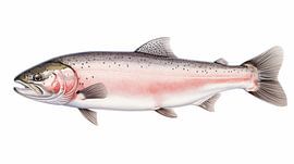 Lachs von Schwarzer Kaffee