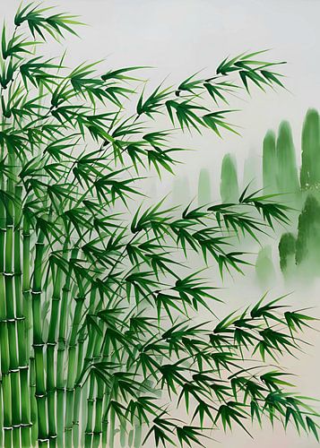 Bamboo Forest Painting