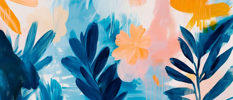 Colourful leaves by Poster Art Shop