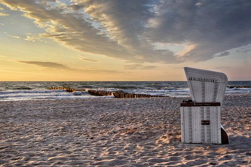 Zicht op de zonsondergang