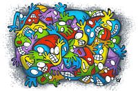 Fleck, Spot, Spray