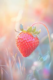 Aardbei zonlicht van Poster Art Shop