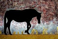 Brandschildering Lonely Horse
