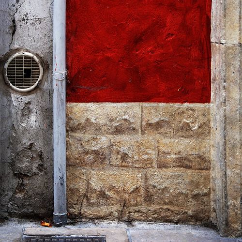 abstract van muur