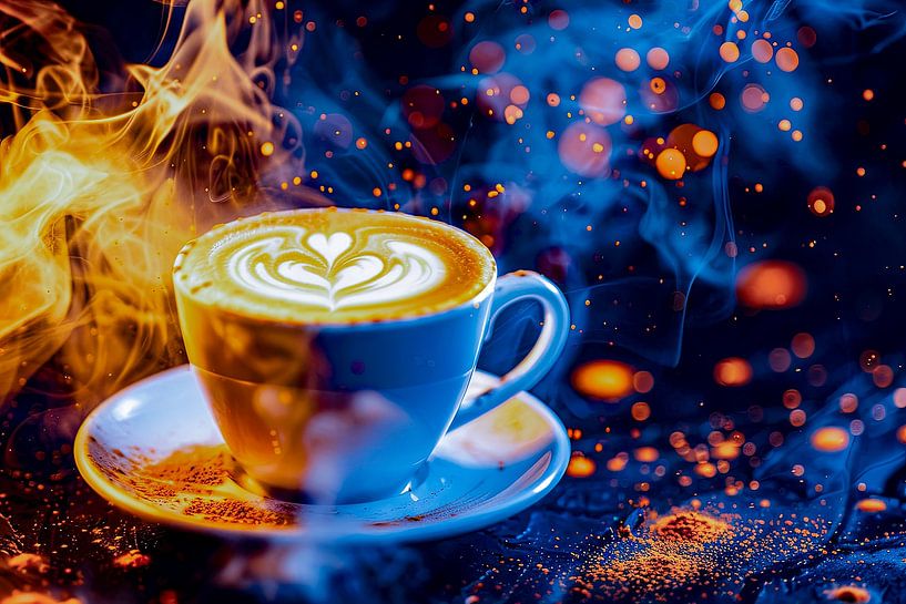 Kunst mit Kaffee von Egon Zitter