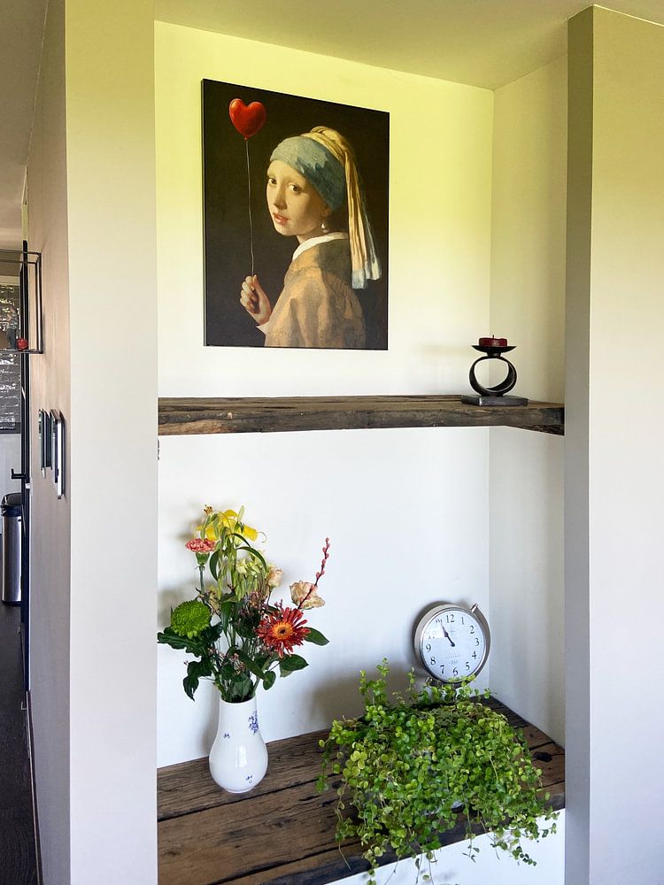 Girl with a pearl earring - Vermeer's Girl by OEVER.ART