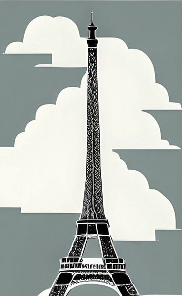 Eiffelturm von Niek Traas
