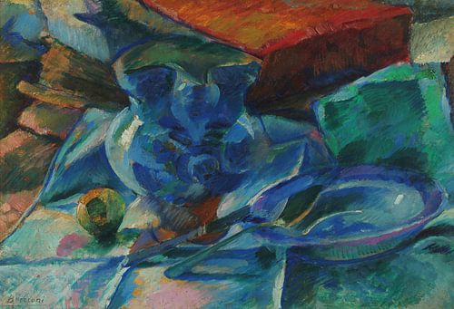 Umberto Boccioni-Dode aard van geplant land en fruit