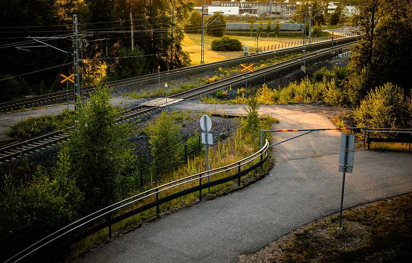 Coucher de soleil à la gare par Brave Toaster Photos