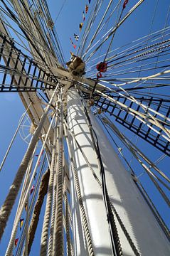 Mast van Tall Ship van Lambertus van der Vegt