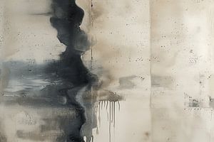Moderne et abstrait, style wabi-sabi