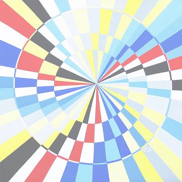 EH PAINTING ART 1998 #1084 Dizzy Softone von Willem Hartgers