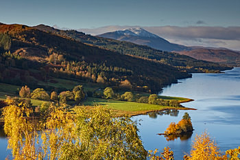 Queen's View, Perth et Kinross, Perthshire, Écosse, Royaume-Uni