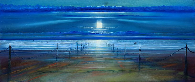 Carré de lune par Art Demo