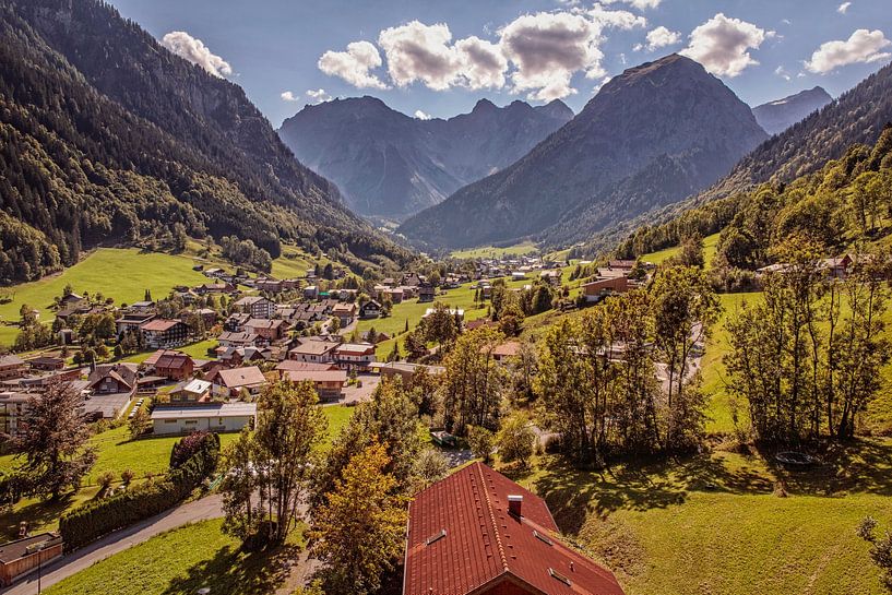 Village of Brand in the Brandnertal by Rob Boon