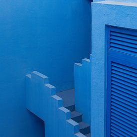 Blue stairs by Michelle Jansen Photography