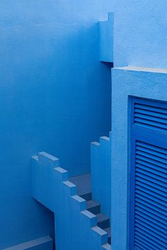 Blauwe trappen van Michelle Jansen Photography