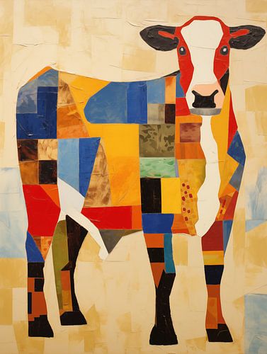 Abstract cow
