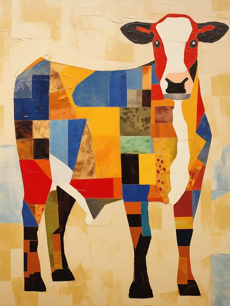 Abstract cow by Imagine