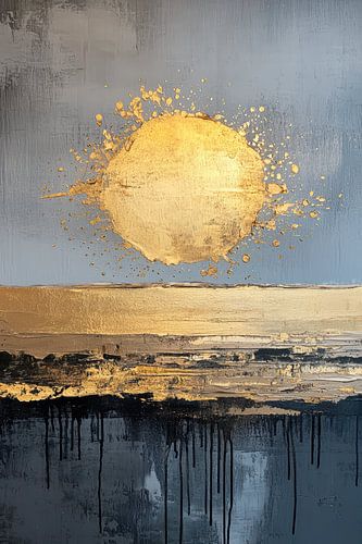 Sun Abstract Japandi Style