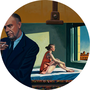Edward Hopper Schilderij van Paul Meijering