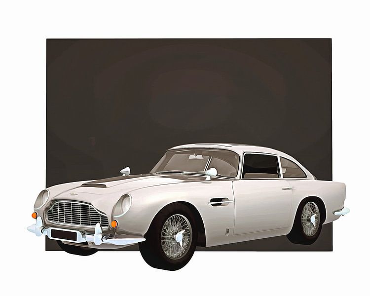 Klassieke auto – Oldtimer Aston Martin DB5 van Jan Keteleer