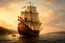 Das niederländische Flaggschiff De Zeven Provinciën von Johannas Art Creations