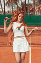 Venus Playing Tennis von Jonas Loose Miniaturansicht