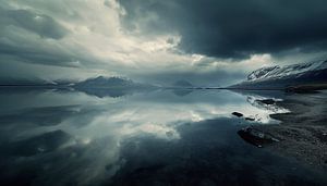 Meer im Unwetter