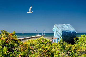 Strand aan de Baltische Zee van Voss fotografie