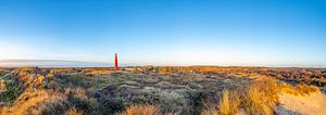 Schiermonnikoog panoramic view in the dunes with the lighthouse by Sjoerd van der Wal Photography