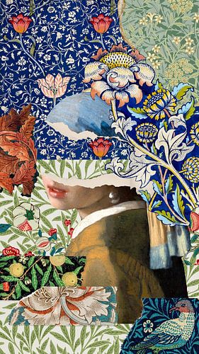 Meisje met de Parel - the Torn Paper Edition