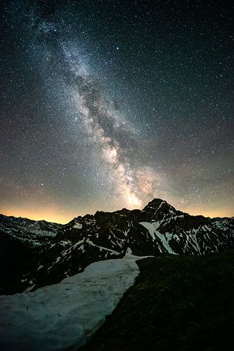 Melkweg boven de Grote Widderstein